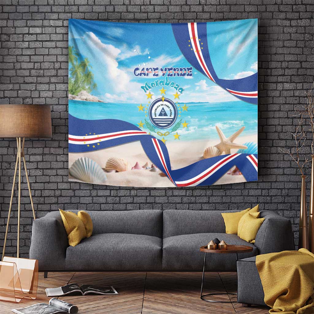 Cape Verde Morabeza Tapestry Paradise Ocean - African Pride