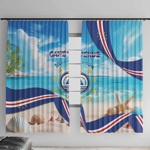 Cape Verde Morabeza Window Curtain Paradise Ocean - African Pride