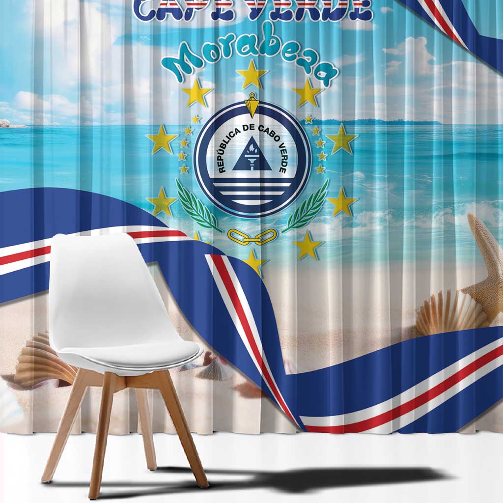Cape Verde Morabeza Window Curtain Paradise Ocean - African Pride