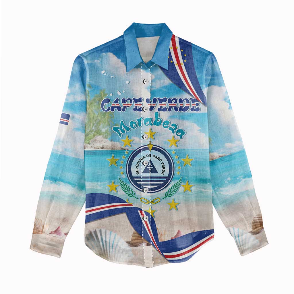 Cape Verde Morabeza Women Casual Shirt Paradise Ocean - African Pride