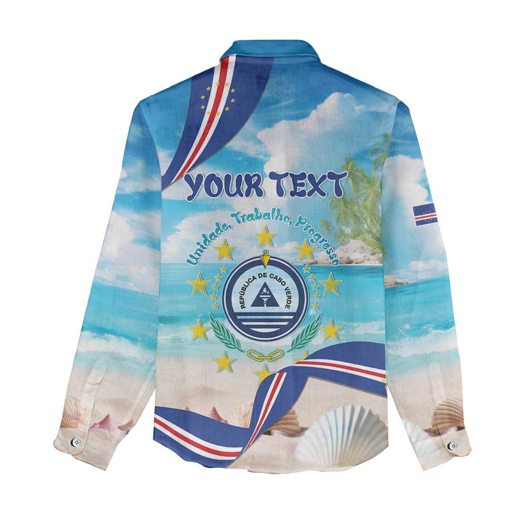 Cape Verde Morabeza Women Casual Shirt Paradise Ocean - African Pride