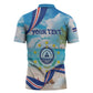 Personalized Cape Verde Morabeza Zipper Polo Shirt Island Welcome