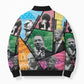 Civil Rights Leader Bomber Puffer Jacket Dream of Freedom
