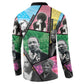 Civil Rights Leader Button Sweatshirt Dream of Freedom