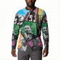 Civil Rights Leader Button Sweatshirt Dream of Freedom