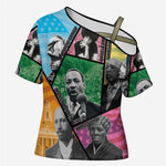 Civil Rights Leader Cross Shoulder Shirt Dream of Freedom