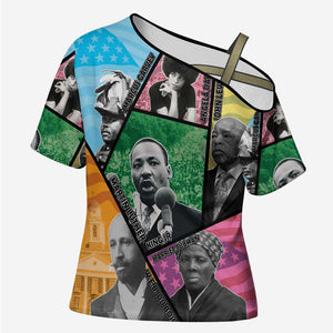 Civil Rights Leader Cross Shoulder Shirt Dream of Freedom