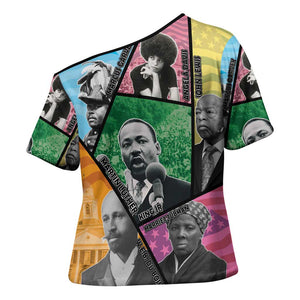 Civil Rights Leader Cross Shoulder Shirt Dream of Freedom