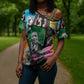 Civil Rights Leader Cross Shoulder Shirt Dream of Freedom