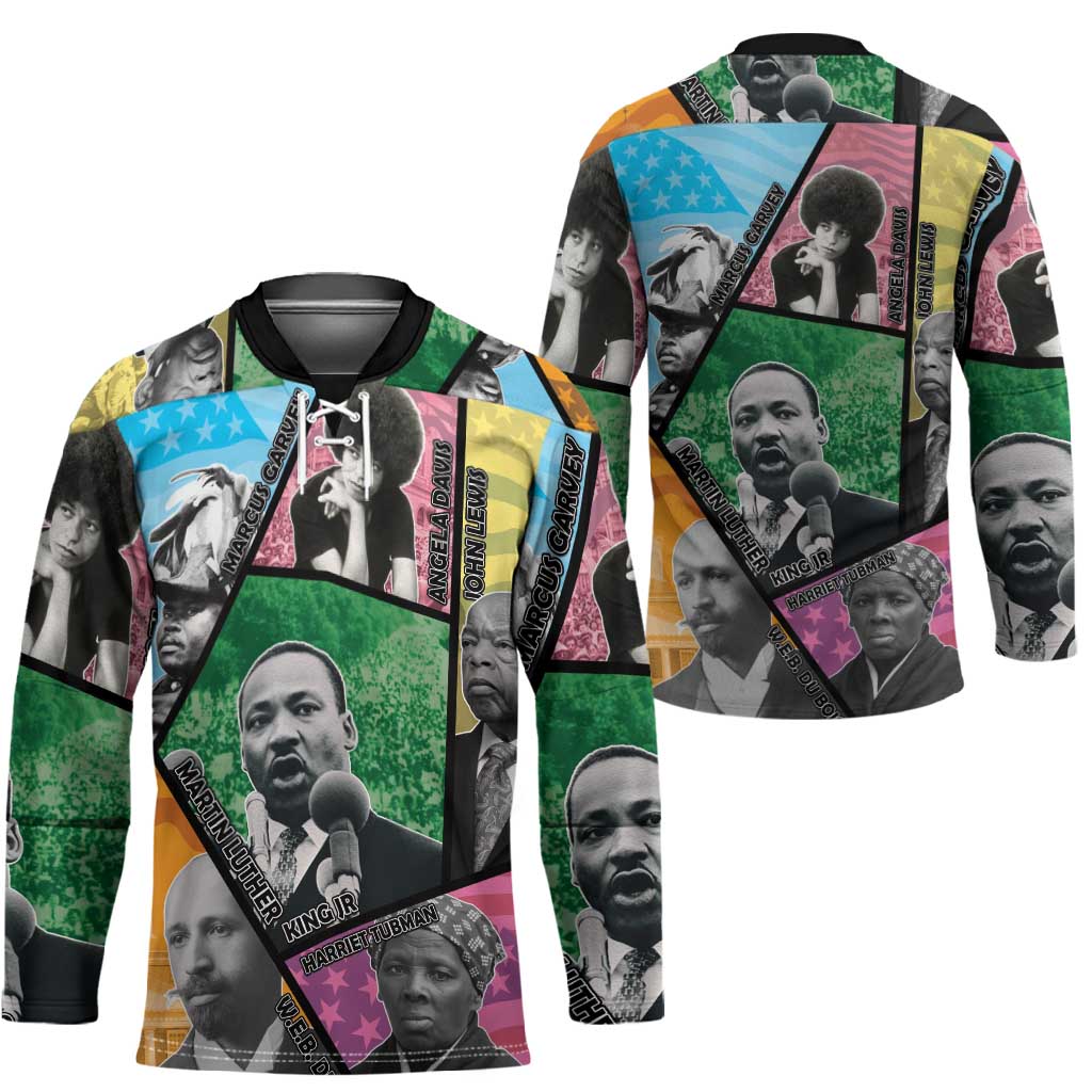 Civil Rights Leader Hockey Jersey Dream of Freedom