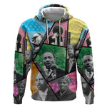 Civil Rights Leader Hoodie Black History Tribute - African Pride