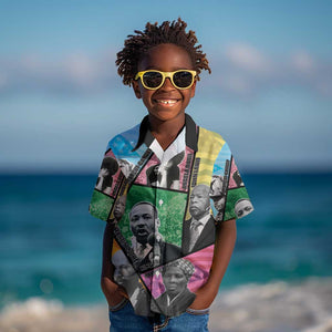 Civil Rights Leader Kid Hawaiian Shirt Black History Tribute - African Pride
