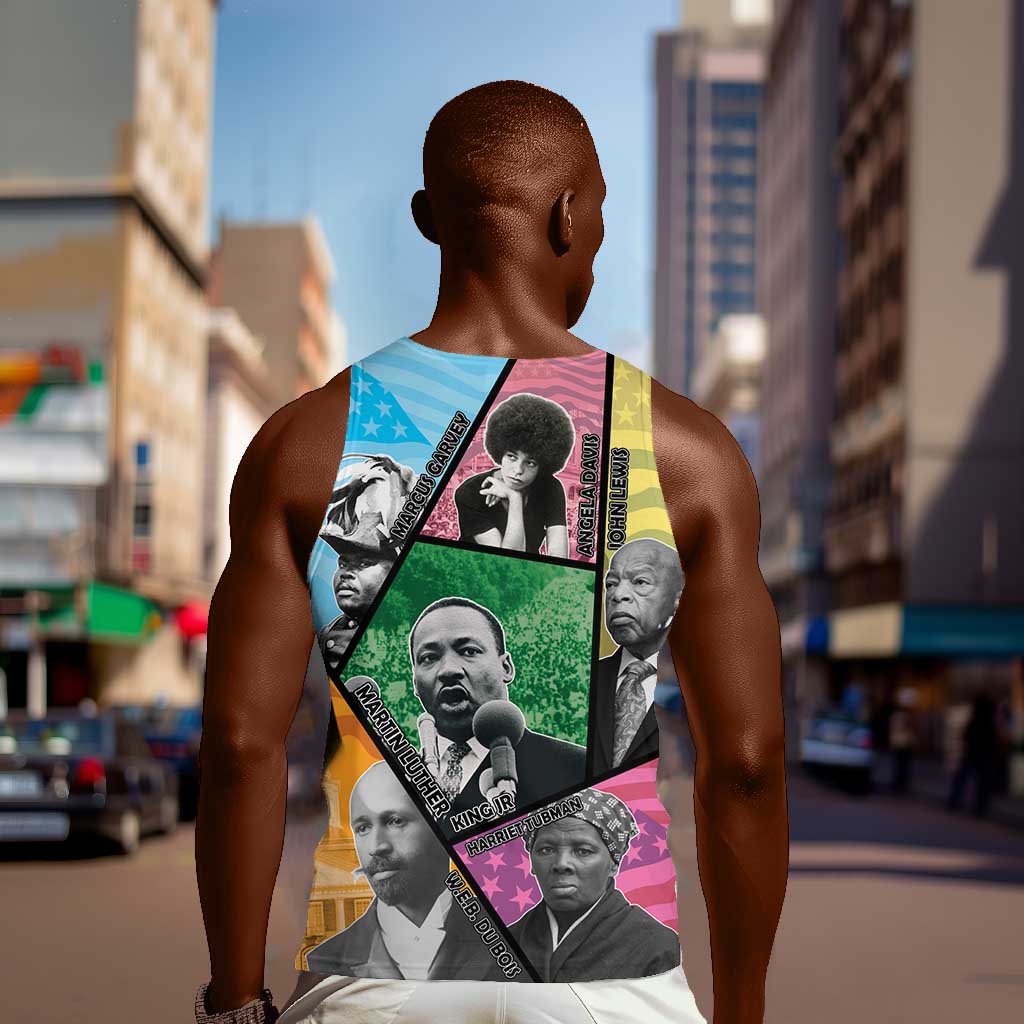 Civil Rights Leader Men Tank Top Black History Tribute - African Pride