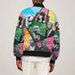 Civil Rights Leader Sleeve Zip Bomber Jacket Black History Tribute - African Pride
