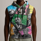 Civil Rights Leader Sleeveless Zip Hoodie Black History Tribute - African Pride