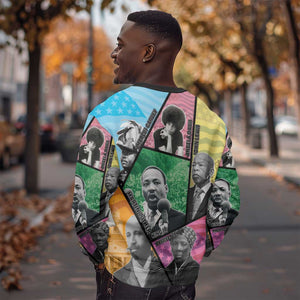 Civil Rights Leader Sweatshirt Black History Tribute - African Pride