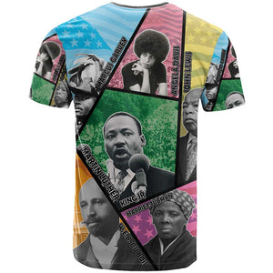Civil Rights Leader T shirt Black History Tribute - African Pride