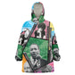 Civil Rights Leader Wearable Blanket Hoodie Black History Tribute - African Pride