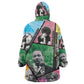 Civil Rights Leader Wearable Blanket Hoodie Black History Tribute - African Pride