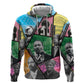 Civil Rights Leader Zip Hoodie Black History Tribute - African Pride