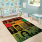Disobey Freedom Fighters Area Rug African American Heroes - African Pride