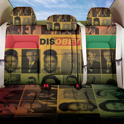 Disobey Freedom Fighters Back Car Seat Cover African American Heroes - African Pride