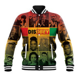 Disobey Freedom Fighters Baseball Jacket African American Heroes - African Pride