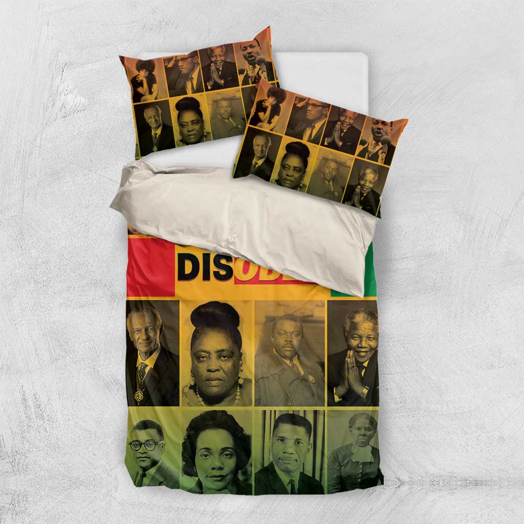 Disobey Freedom Fighters Bedding Set African American Heroes - African Pride
