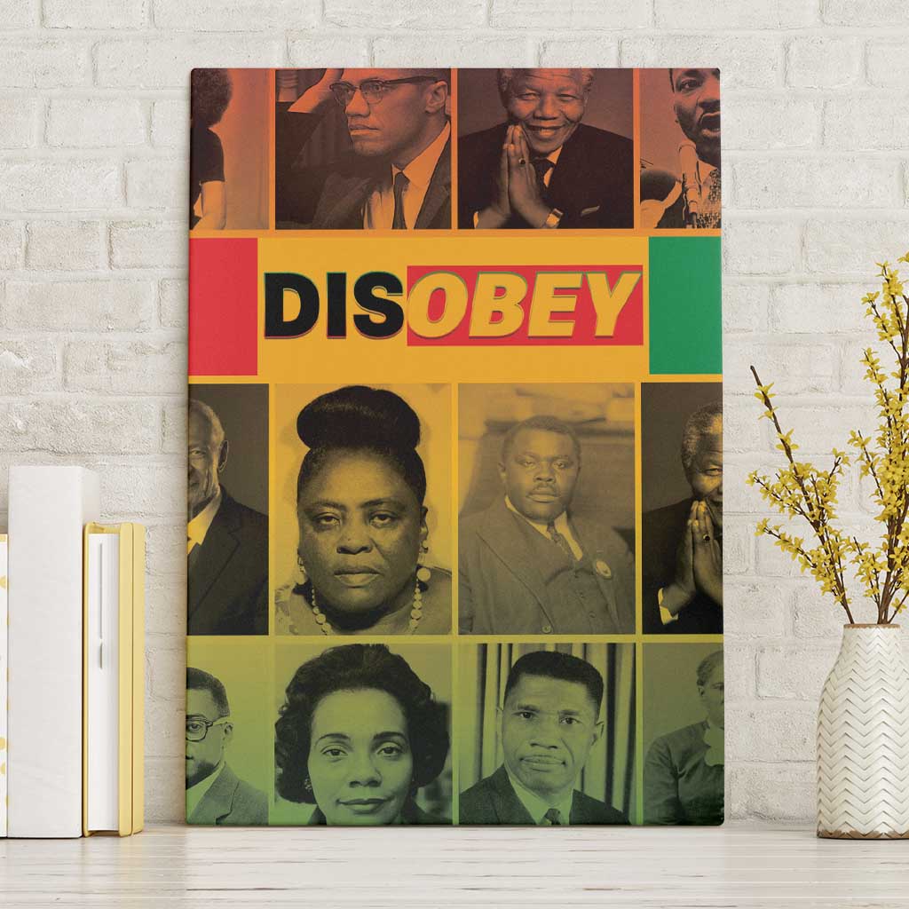 Disobey Freedom Fighters Canvas Wall Art African American Heroes - African Pride