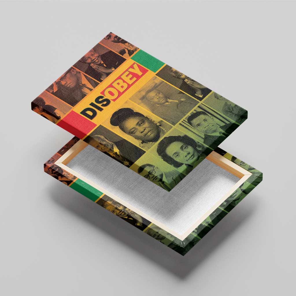 Disobey Freedom Fighters Canvas Wall Art African American Heroes - African Pride