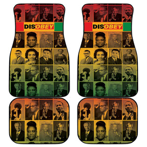 Disobey Freedom Fighters Car Mats African American Heroes - African Pride