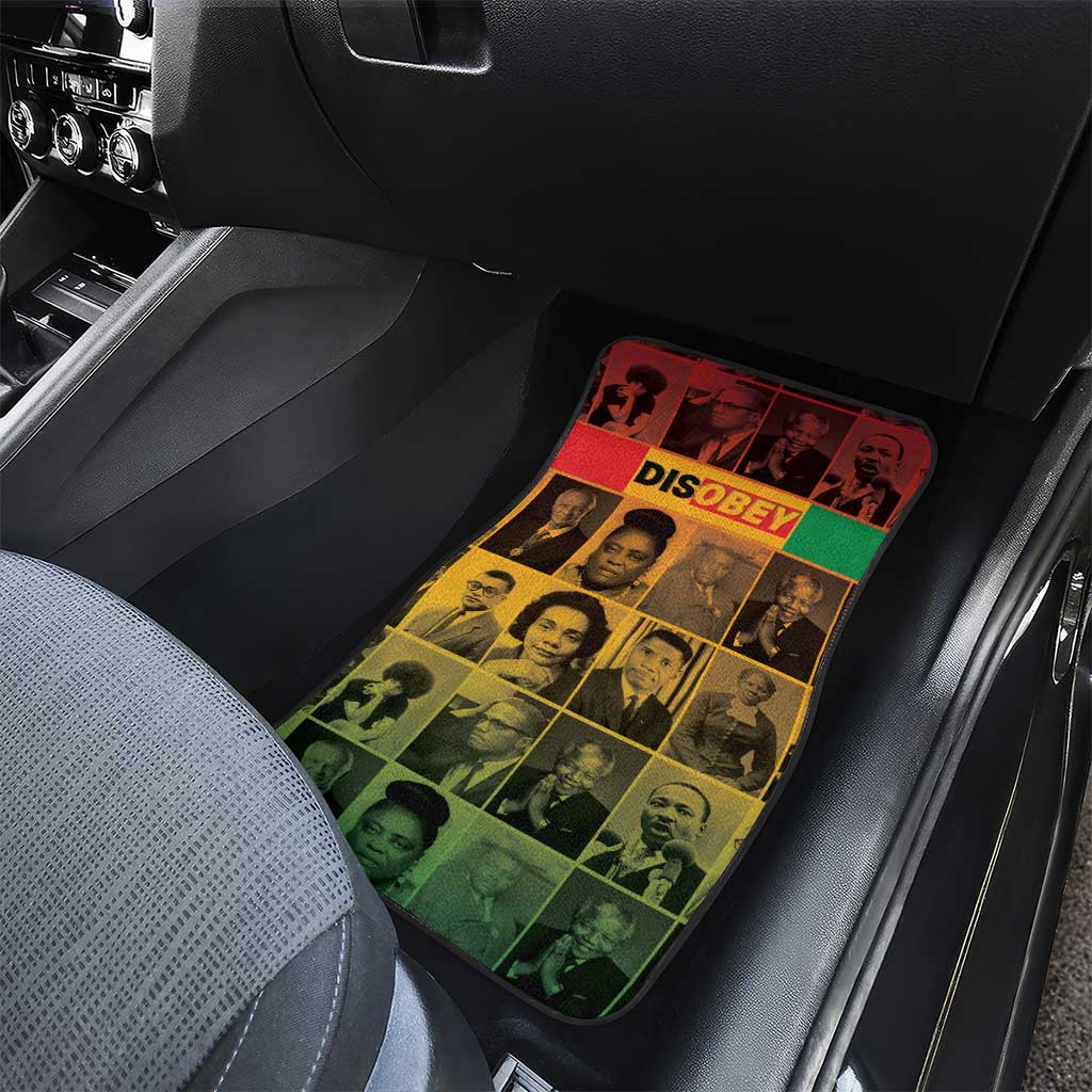 Disobey Freedom Fighters Car Mats African American Heroes - African Pride