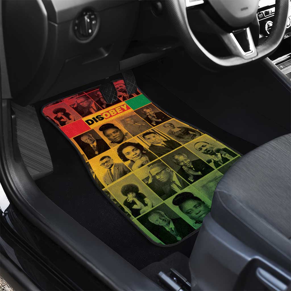 Disobey Freedom Fighters Car Mats African American Heroes - African Pride