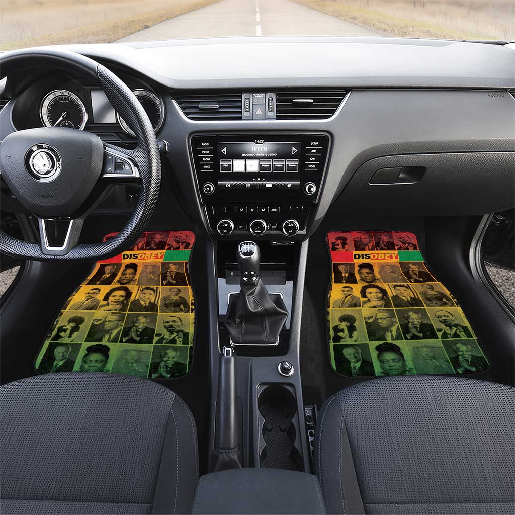 Disobey Freedom Fighters Car Mats African American Heroes - African Pride