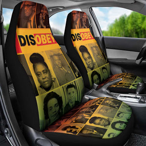 Disobey Freedom Fighters Car Seat Cover African American Heroes - African Pride