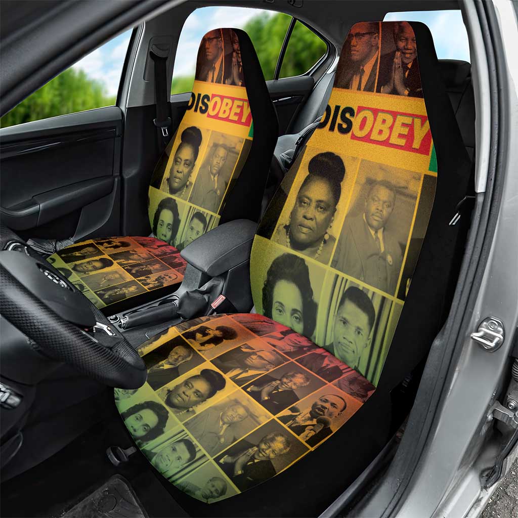 Disobey Freedom Fighters Car Seat Cover African American Heroes - African Pride