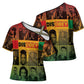 Disobey Black History Tribute Cross Shoulder Shirt Honoring the Civil Rights Legacy