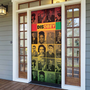Disobey Black History Tribute Door Cover Honoring the Civil Rights Legacy
