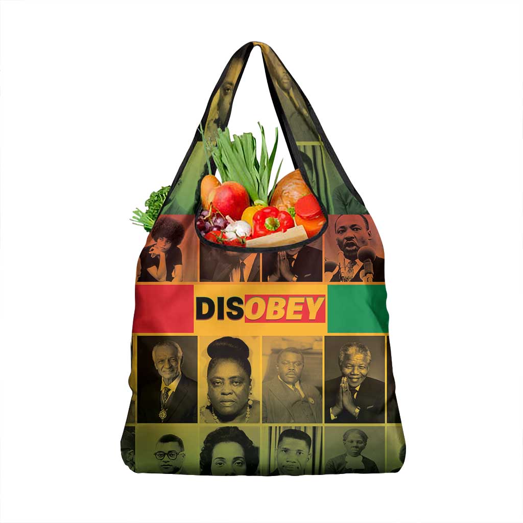 Disobey Freedom Fighters Grocery Bag African American Heroes - African Pride