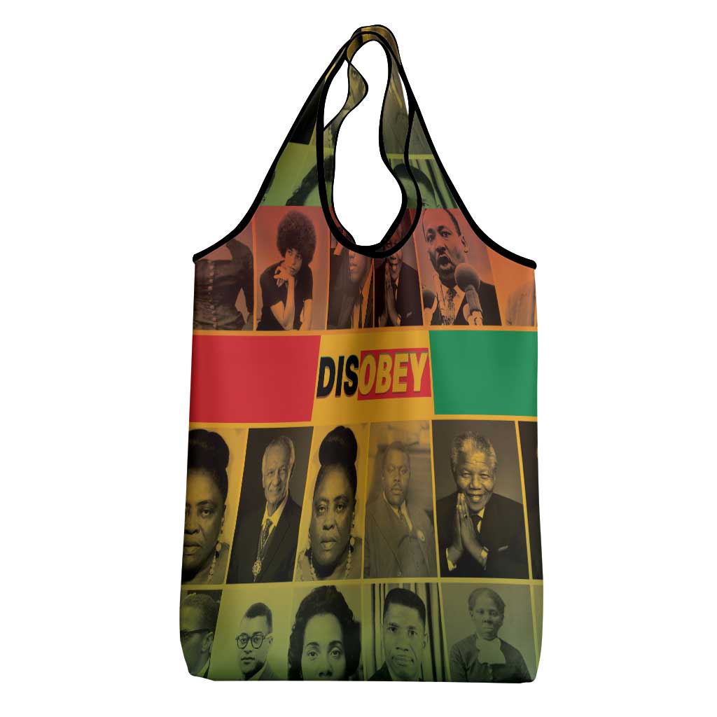 Disobey Freedom Fighters Grocery Bag African American Heroes - African Pride