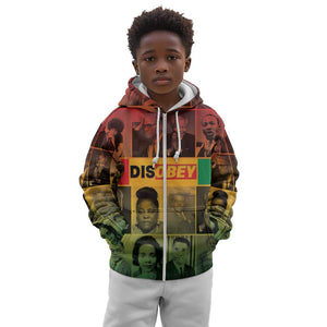 Disobey Freedom Fighters Kid Hoodie African American Heroes - African Pride