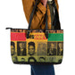 Disobey Freedom Fighters Leather Tote Bag African American Heroes - African Pride