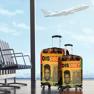 Disobey Freedom Fighters Luggage Cover African American Heroes - African Pride