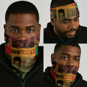 Disobey Freedom Fighters Neck Gaiter African American Heroes - African Pride
