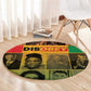 Disobey Freedom Fighters Round Carpet African American Heroes - African Pride