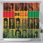 Disobey Freedom Fighters Shower Curtain African American Heroes - African Pride