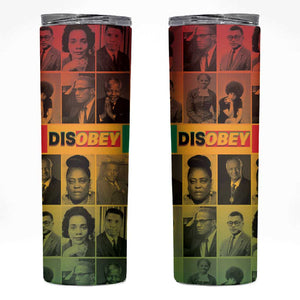 Disobey Freedom Fighters Skinny Tumbler African American Heroes - African Pride