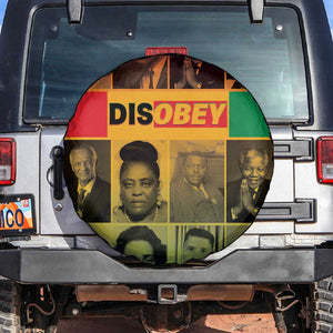 Disobey Freedom Fighters Spare Tire Cover African American Heroes - African Pride