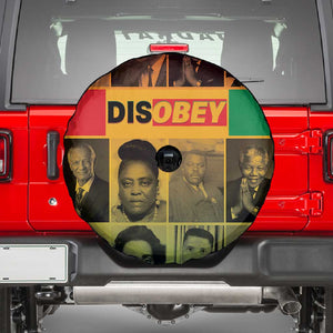 Disobey Freedom Fighters Spare Tire Cover African American Heroes - African Pride
