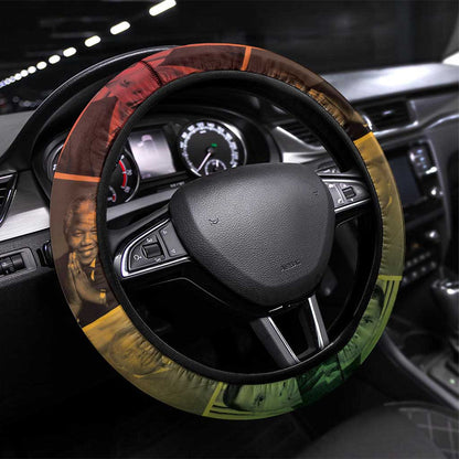 Disobey Freedom Fighters Steering Wheel Cover African American Heroes - African Pride